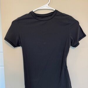 SKIMS Black Short Sleeve Tee